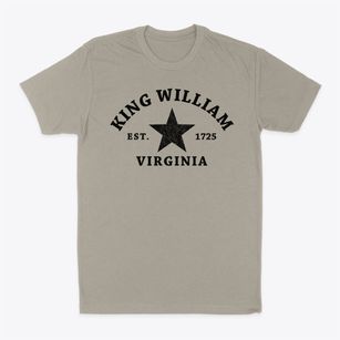 King William Virginia Star Classic Dad T-Shirt