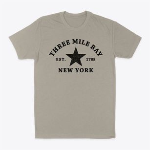 Three Mile Bay New York Star Classic Dad T-Shirt