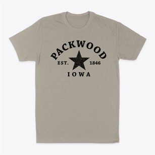 Packwood Iowa Star Classic Dad T-Shirt