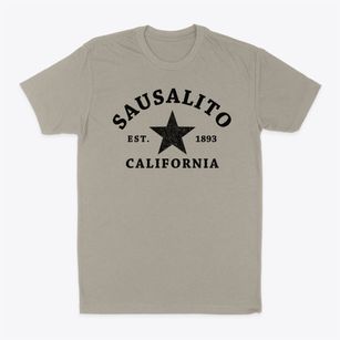 Sausalito California Star Classic Dad T-Shirt