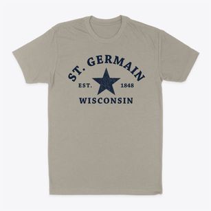 St. Germain Wisconsin Star Classic Dad T-Shirt