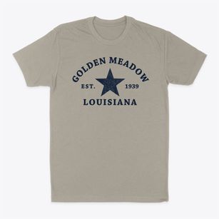 Golden Meadow Louisiana Star Classic Dad T-Shirt
