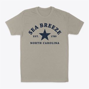 Sea Breeze North Carolina Star Classic Dad T-Shirt