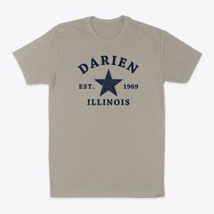 Darien Illinois Star Classic Dad T-Shirt