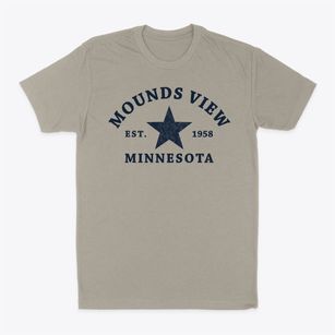 Mounds View Minnesota Star Classic Dad T-Shirt