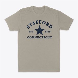 Stafford Connecticut Star Classic Dad T-Shirt