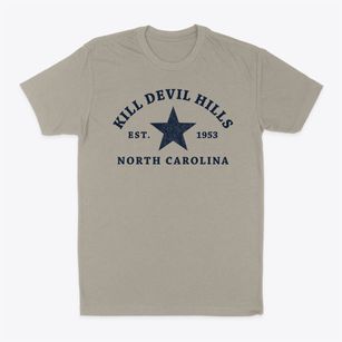 Kill Devil Hills North Carolina Star Classic Dad T-Shirt
