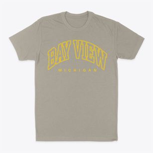Bay View Michigan Inline Classic Dad T-Shirt