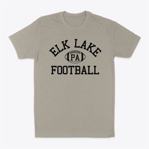 Elk Lake Pennsylvania Football Classic Dad T-Shirt
