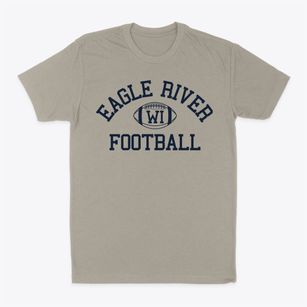 Eagle River Wisconsin Football Classic Dad T-Shirt