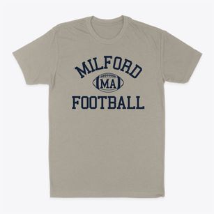 Milford Massachusetts Football Classic Dad T-Shirt