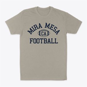 Mira Mesa California Football Classic Dad T-Shirt