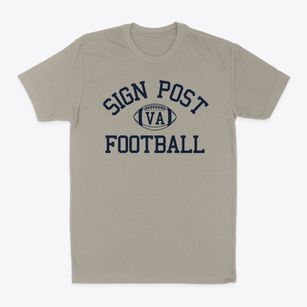 Sign Post Virginia Football Classic Dad T-Shirt