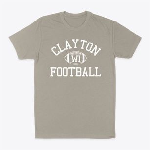 Clayton Wisconsin Football Classic Dad T-Shirt