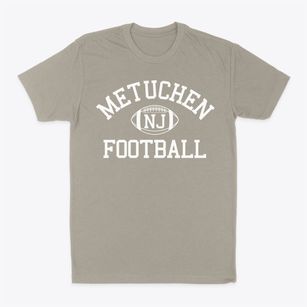 Metuchen New Jersey Football Classic Dad T-Shirt