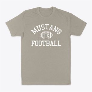 Mustang Texas Football Classic Dad T-Shirt
