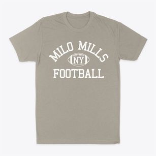 Milo Mills New York Football Classic Dad T-Shirt