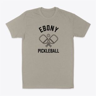 Ebony Arkansas Pickleball Classic Dad T-Shirt