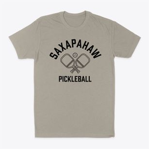 Saxapahaw North Carolina Pickleball Classic Dad T-Shirt