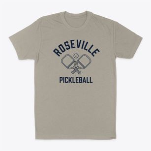 Roseville North Carolina Pickleball Classic Dad T-Shirt