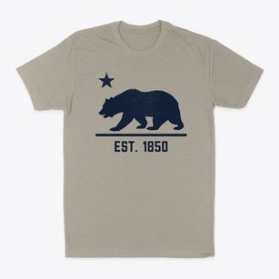  California Bear Flag Classic Dad T-Shirt