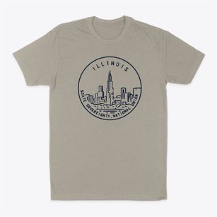  Illinois Icon Classic Dad T-Shirt