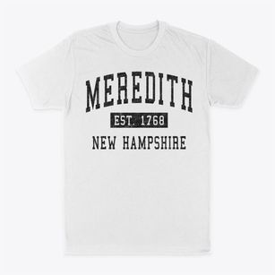 Meredith New Hampshire Classic Established Classic Dad T-Shirt
