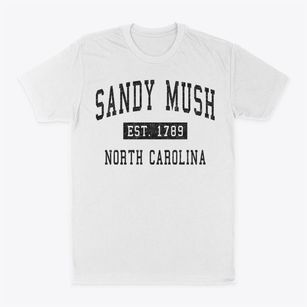 Sandy Mush North Carolina Classic Established Classic Dad T-Shirt