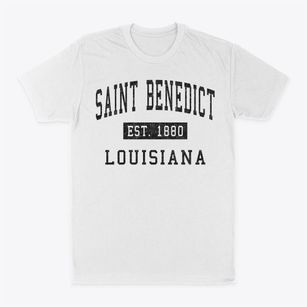 Saint Benedict Louisiana Classic Established Classic Dad T-Shirt