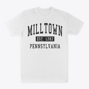 Milltown Pennsylvania Classic Established Classic Dad T-Shirt
