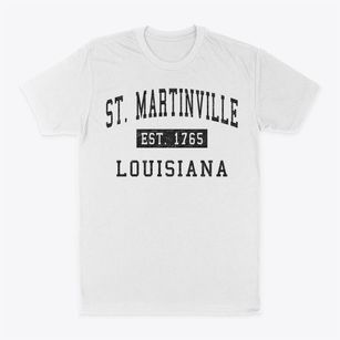 St. Martinville Louisiana Classic Established Classic Dad T-Shirt