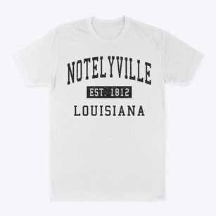 Notelyville Louisiana Classic Established Classic Dad T-Shirt
