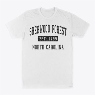 Sherwood Forest North Carolina Classic Established Classic Dad T-Shirt