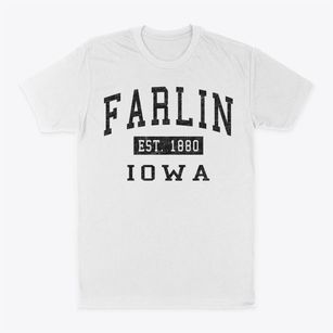 Farlin Iowa Classic Established Classic Dad T-Shirt