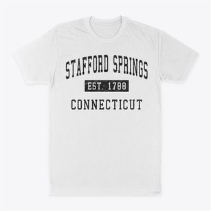 Stafford Springs Connecticut Classic Established Classic Dad T-Shirt