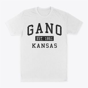 Gano Kansas Classic Established Classic Dad T-Shirt
