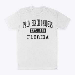 Palm Beach Gardens Florida Classic Established Classic Dad T-Shirt