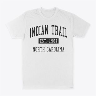 Indian Trail North Carolina Classic Established Classic Dad T-Shirt