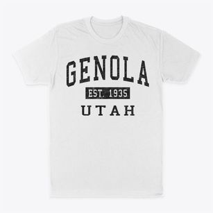 Genola Utah Classic Established Classic Dad T-Shirt