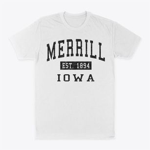 Merrill Iowa Classic Established Classic Dad T-Shirt
