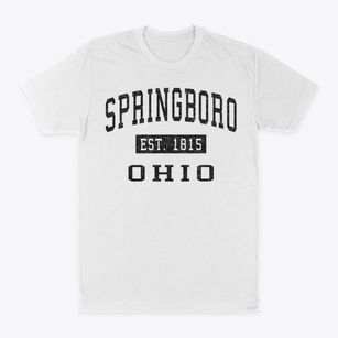 Springboro Ohio Classic Established Classic Dad T-Shirt
