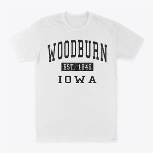 Woodburn Iowa Classic Established Classic Dad T-Shirt