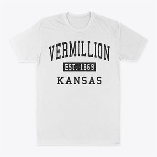 Vermillion Kansas Classic Established Classic Dad T-Shirt
