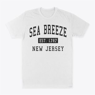 Sea Breeze New Jersey Classic Established Classic Dad T-Shirt