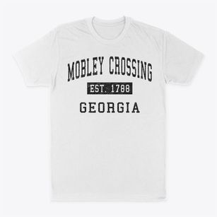Mobley Crossing Georgia Classic Established Classic Dad T-Shirt