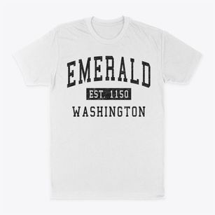 Emerald Washington Classic Established Classic Dad T-Shirt