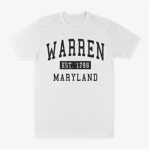 Warren Maryland Classic Established Classic Dad T-Shirt
