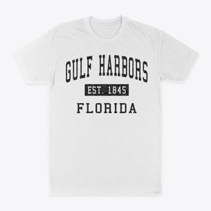 Gulf Harbors Florida Classic Established Classic Dad T-Shirt