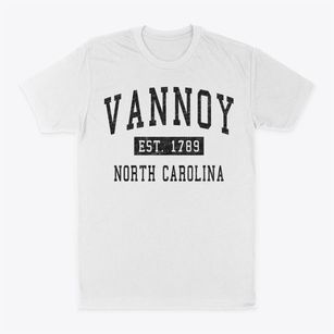 Vannoy North Carolina Classic Established Classic Dad T-Shirt