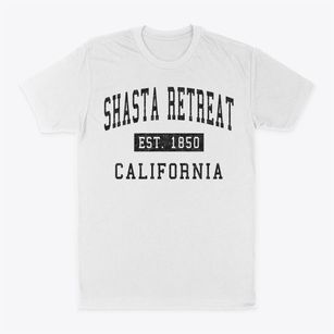 Shasta Retreat California Classic Established Classic Dad T-Shirt